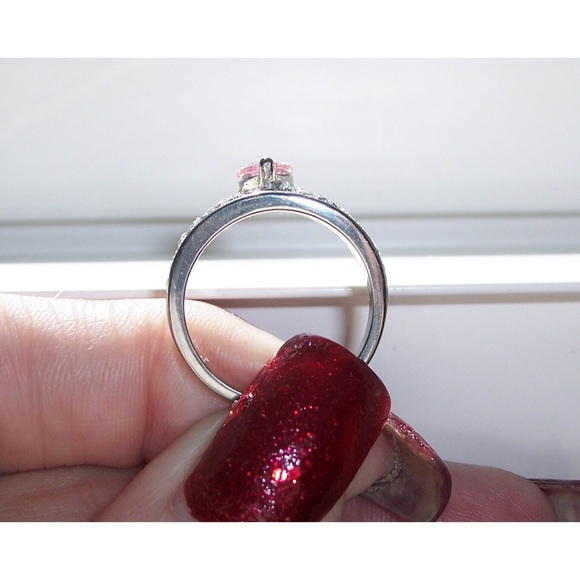 STAINLESS STEEL AAA CZ Princess Crown Tiara Ring - Picture 5 of 8